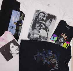 ZH0211 Vintage Music T-shirts - 20 Pcs