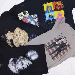 ZH0215 Vintage Music T-shirts - 20 Pcs