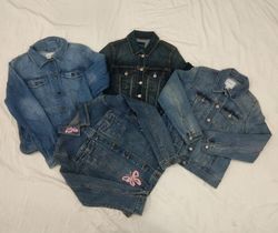 IQ0202 Y2K Jaquetas de Denim Grunge - 10 peças