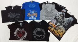 CR-4468 Harley Davidson Printed Baby Tees
