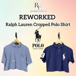 Polo Ralph Lauren Cropped Polo Shirts riciclati