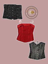 La mujer de la mafia x Y2K Corsets S-1117