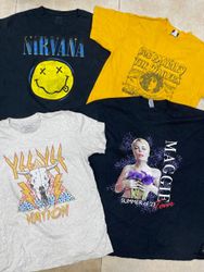 CZ0207 Vintage Music T-shirts - 18 Pcs