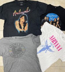 CZ0209 Vintage Music T-shirts - 20 Pcs