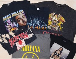 CZ0210 Vintage Music T-shirts - 20 Pcs