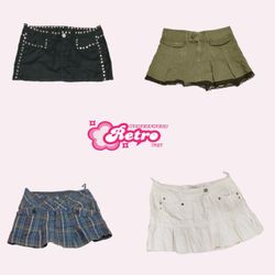 Y2k Cotton Mini Skirts (RP-48)