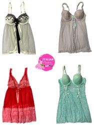 Y2k baby doll mesh lingerie