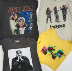 ZH0241 Vintage  Music T-shirts - 20 Pcs