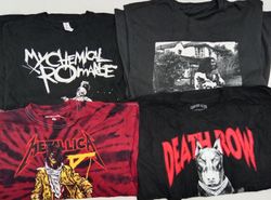 ZH0245 Vintage Music T-shirts - 20 Pcs