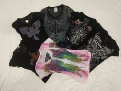 IQ0209 Magliette per Bambini Stile Gothic Y2k - 20..