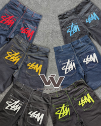 Stüssy Überarbeitete Denim Shorts im Stil #21625