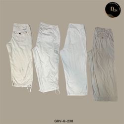 Capris Cargo Vintage Y2K | Tendance Utility Blanc ..