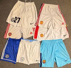 Nike,Adidas Authentic club Football shorts