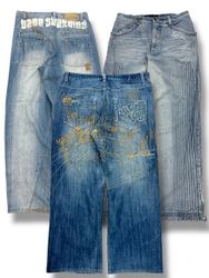 Y2K Hip Hop Baggy Jeans (E-90)