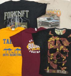 ZH0252 Unbranded Bedruckte T-Shirts - 24 Stück