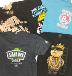 ZH0253 Unbranded Bedruckte T-Shirts - 25 Stück