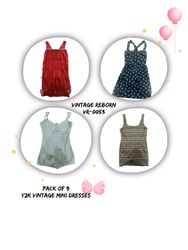 Y2k vintage mini dresses (VR-0053)