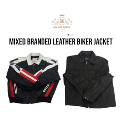 Chaquetas de cuero de moto de marcas mixtas