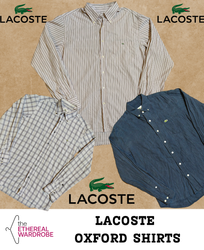 Lacoste Oxford Shirts Bundle of 10 pcs (RN#1244)
