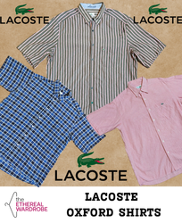 Lacoste Oxford Shirts Bundle of 10 pcs (RN#1201)