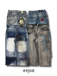 Hip Hop x Japanese Embroidered Jeans