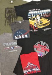 ZH0270 Unbranded Printed T-shirts - 24 Pcs