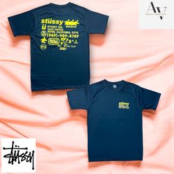 Stussy rework estilo ADN PIGMENT DYE camiseta