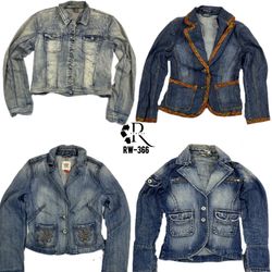 Y2K IT Girl Denim Jackets (RW-366)