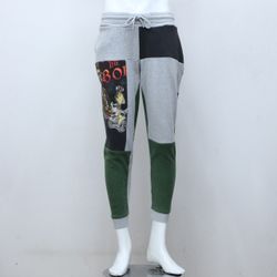 Pantalons de survêtement unisexes patchwork retrav..