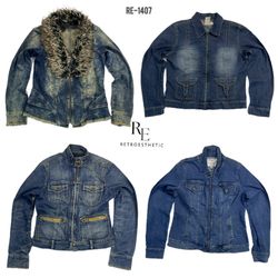 Y2K Cool Girl Era Denim Jackets (RE-1407)