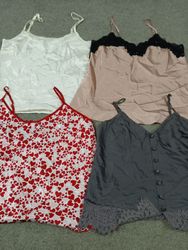 HD1017 Ladies Y2K Kelly Era Slip Tops - 10 pcs