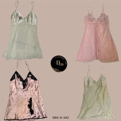 Bundle di Vestiti Slip Vintage Y2K | Morbido, Seto..