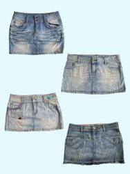 Denim Mini Skirts (TS:603)