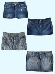Denim mini skirts (TS:604)