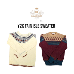 Y2k Fair Isle Knitwear