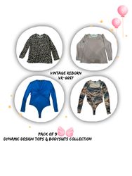 Y2k Vintage Ballen Dynamisches Design Tops & Bodys..