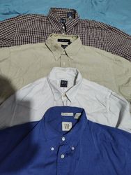 #01 Gap men shirts 14 pes