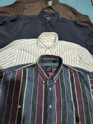 #02 Gap men shirts 14 pecs