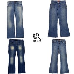 Jean en denim de l'ère Y2K de Britney (RW-379) - M..