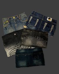 Y2K Loud and Sexy Denim Mini Skirts