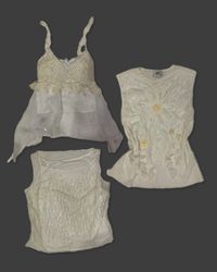 The Fairy White Y2K Tops