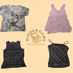 Y2K mixed beaded tops(HG-019)