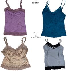 Y2K Soft Girl Cami Tops (RE-1417)