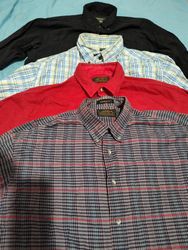 Eddie Bauer men button shirts 18 pecs