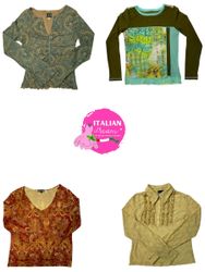 Blusas de Rede Y2K