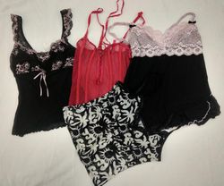 IQ0229 Y2K Tops Elegantes de Lingerie - 08 Peças