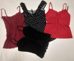IQ0230 Y2K Romantic Core Cami Tops  
- 08 Peças