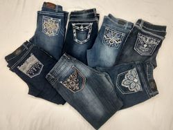 IQ0231 Y2K Jeans Enfeitados - 15 Peças