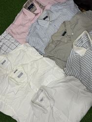 Chemise en coton Burberry et YSL