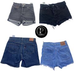 Shorts de denim femininos Levis 10 Pcs :PI85